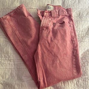 pink jeans